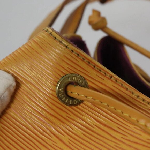 LOUIS VUITTON Epi Petit Noe Shoulder Bag Yellow M44109 LV Auth th5672 - Picture 11 of 16